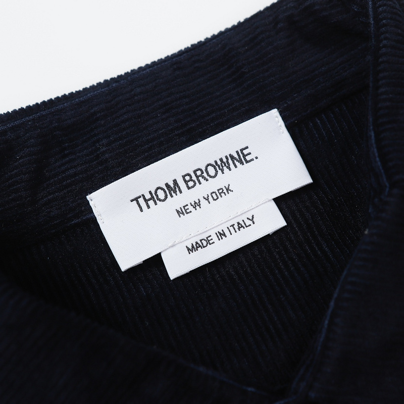 Рубашка Thom Browne On Rivets "Black" фото № 8