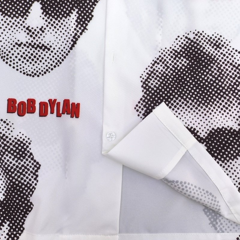 Рубашка Wacko Maria Bob Dylan - Print "White" фото № 8