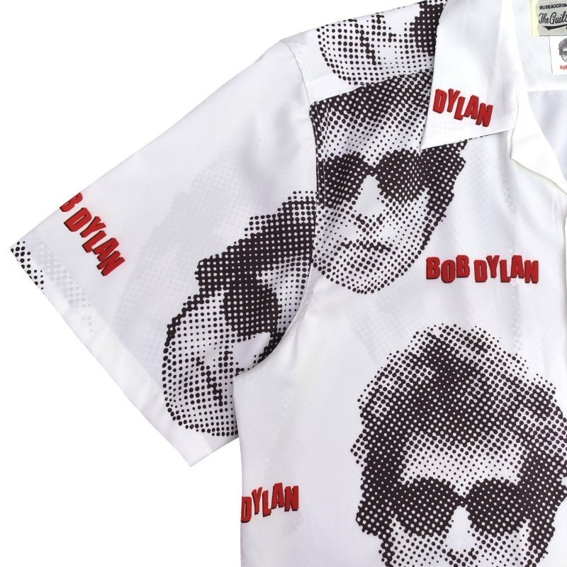 Рубашка Wacko Maria Bob Dylan - Print "White" фото № 4