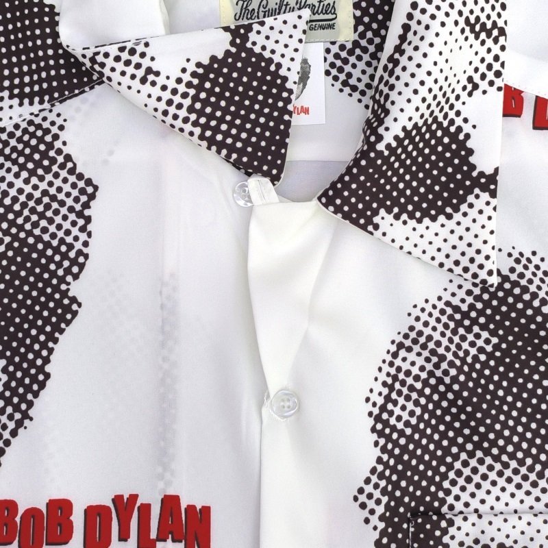 Рубашка Wacko Maria Bob Dylan - Print "White" фото № 3
