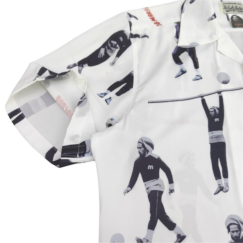 Рубашка Wacko Maria X Bob Marley Print "White" фото № 7