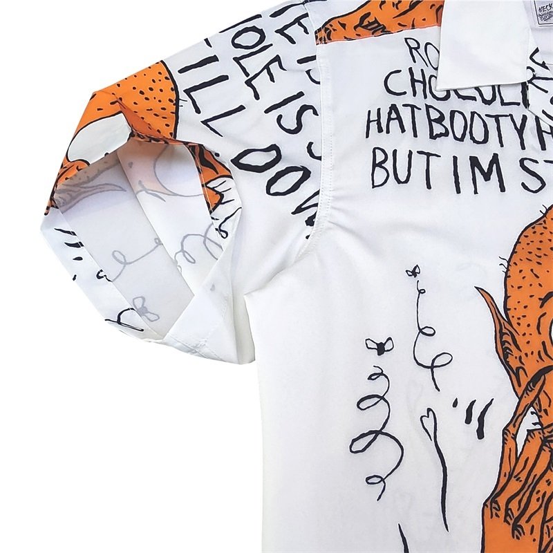 Рубашка Wacko Maria Confusion "White" фото № 4