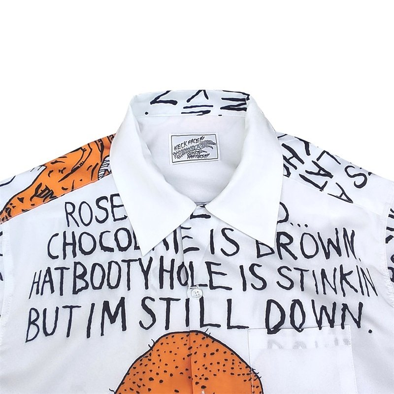 Рубашка Wacko Maria Confusion "White" фото № 7