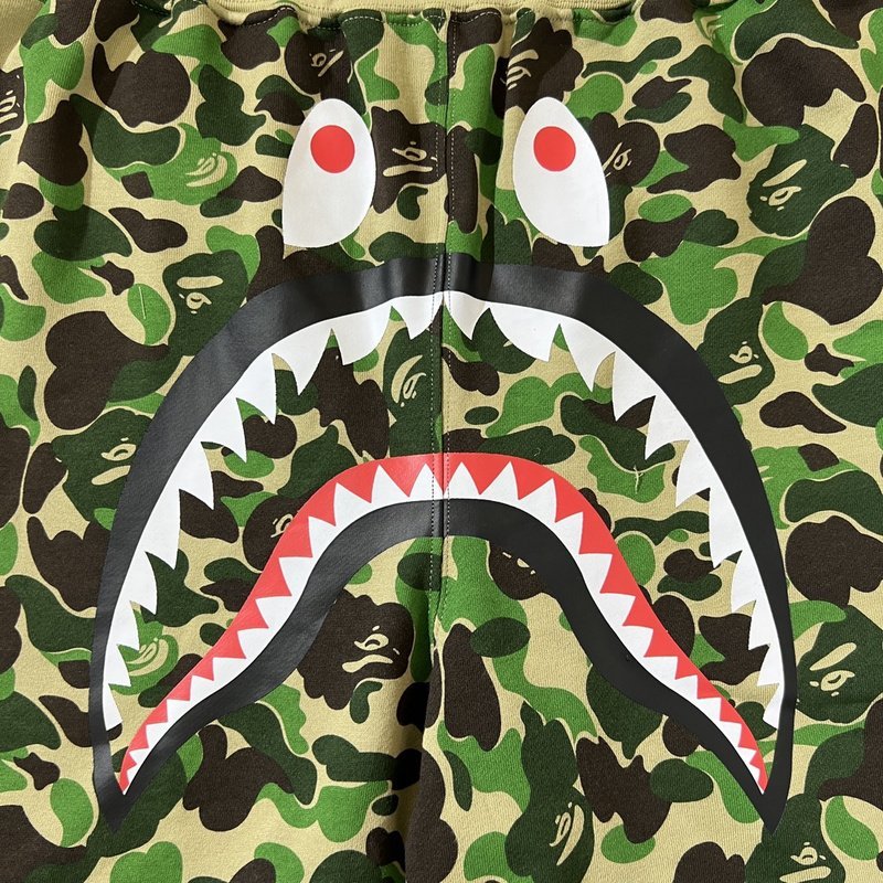 Шорты A Bathing Ape Toothy "Green" фото № 9