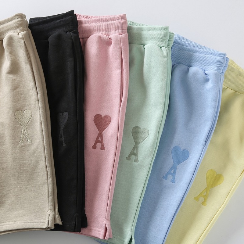 Шорты AMI Monochrome "Pink" фото № 7