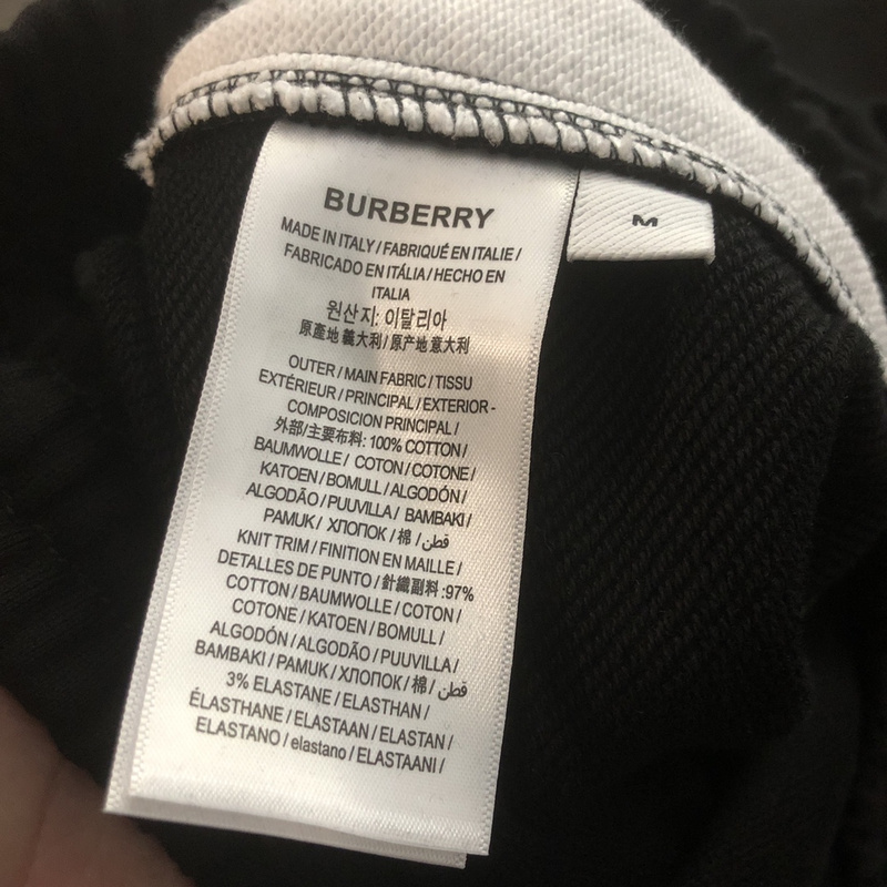 Шорты Burberry Tiger Logo "Black" фото № 5