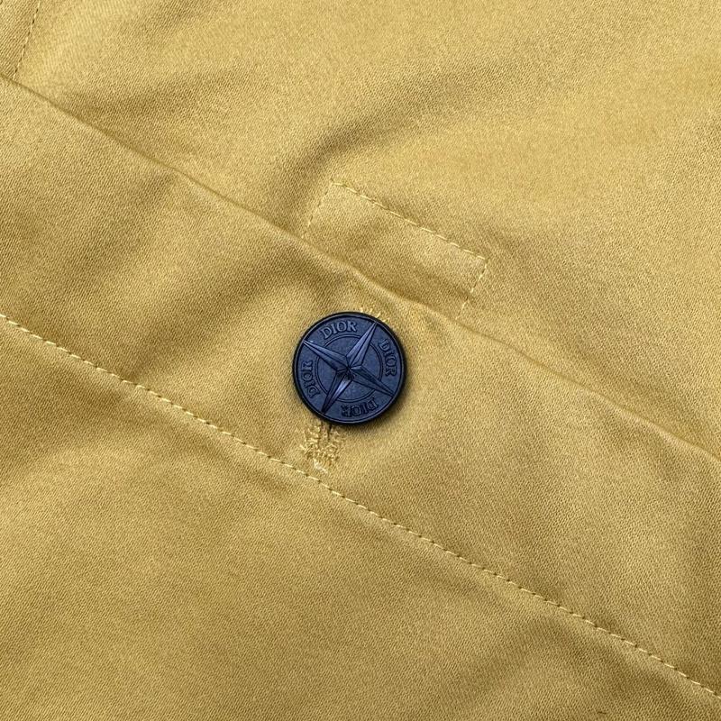 Шорты Stone Island x Christian Dior Black Embroired Frontside Print Compass "Yellow" фото № 5