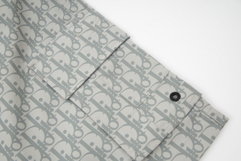 Шорты Christian Dior With Pocket On The Side "Mint/Gray" фото № 3