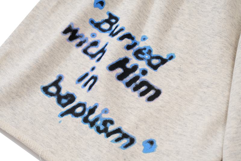 Шорты Fear Of God X Rrr123 With Inscriptions "Beige" фото № 9