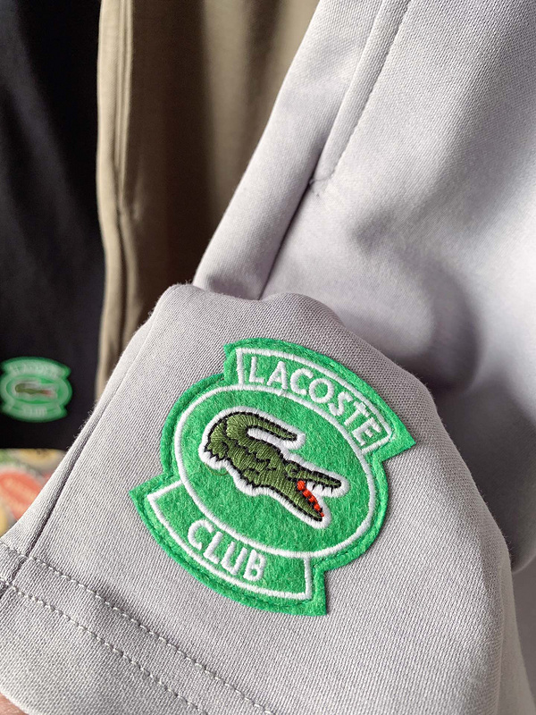 Шорты Lacoste Logo Club "Light Gray" фото № 4