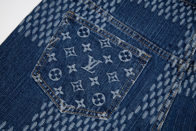 Шорты Louis Vuitton Checkered Pattern "Blue" фото № 6