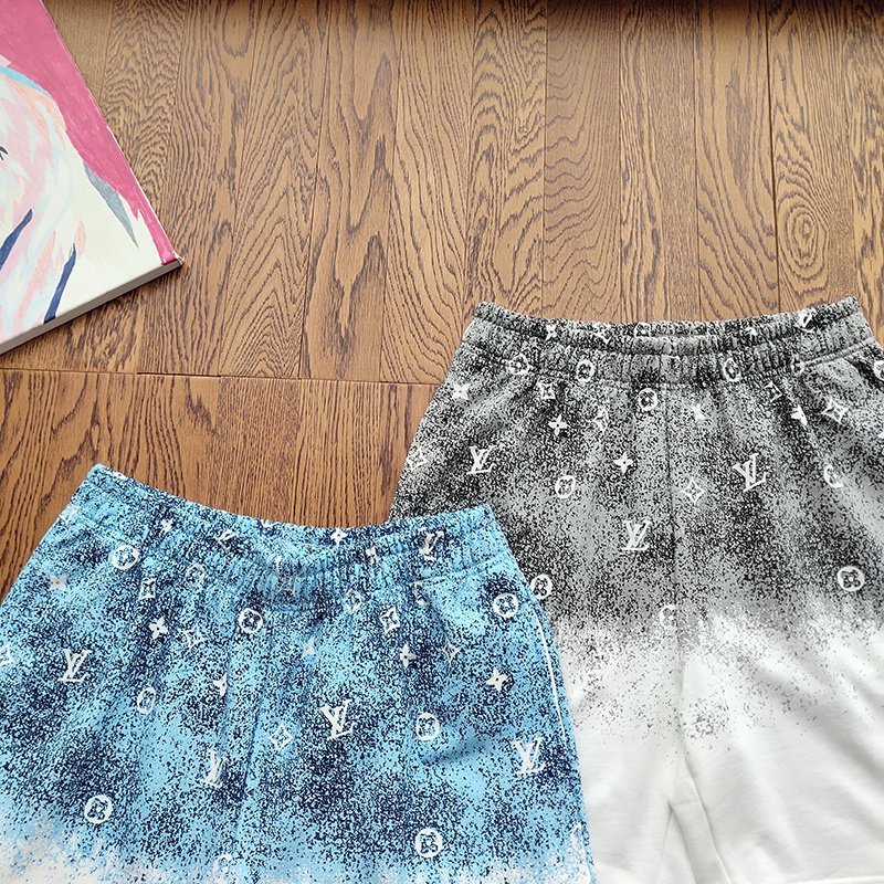 Шорты Louis Vuitton Ripples "White/Blue" фото № 5