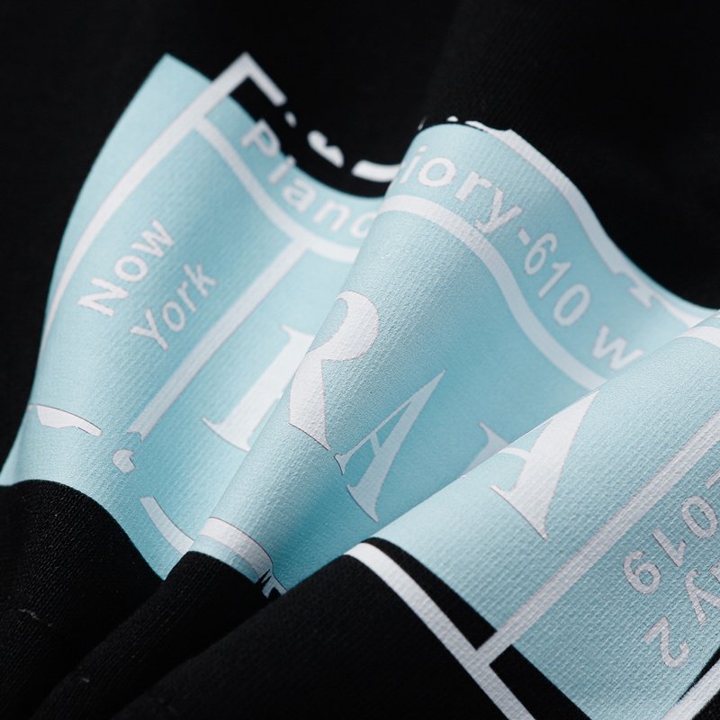 Шорты Prada With Blue Plaque "Black" фото № 3