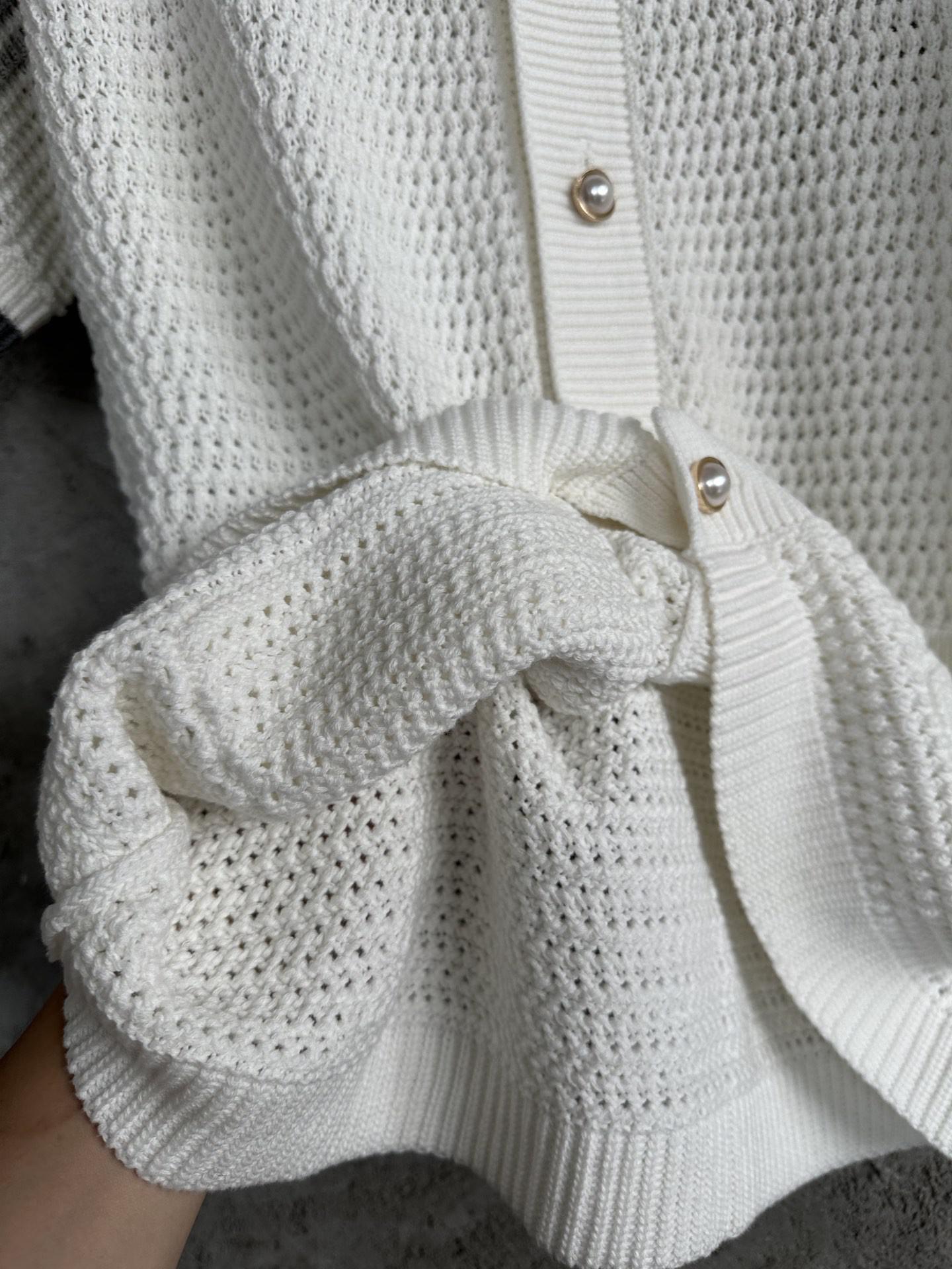 Кардиган Casablanca Upside Gray And Black Lines "White" фото № 6