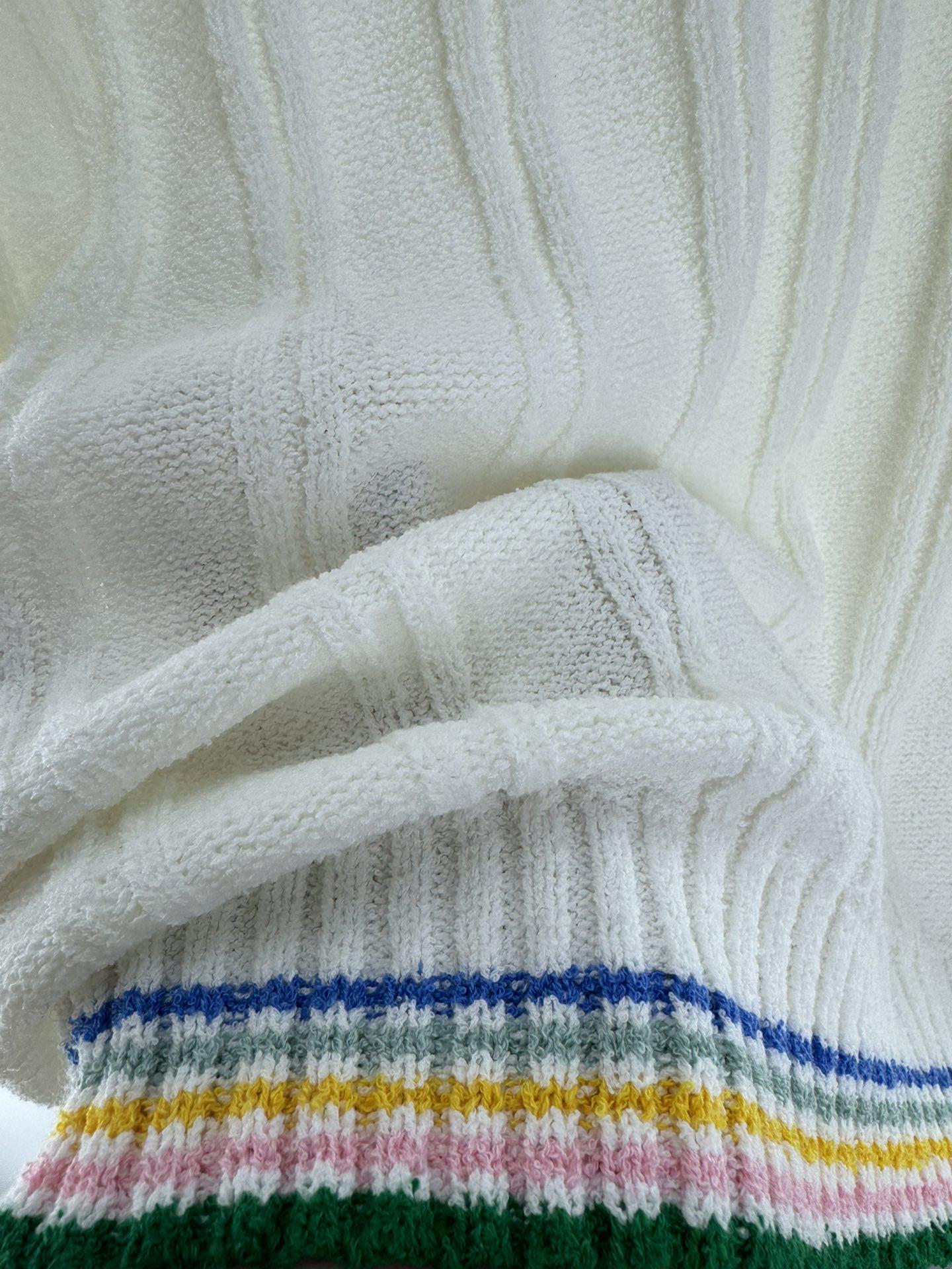 Рубашка Casablanca Down Colorful Lines "Beige" фото № 6