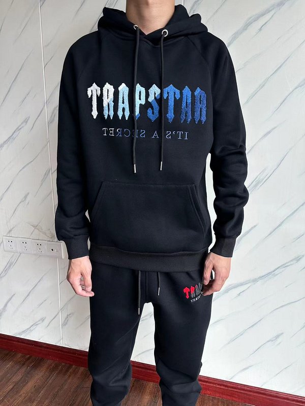 Худи Trapstar Big Logo Above Small Mirror Inscription It's A Secret "Black" фото № 8