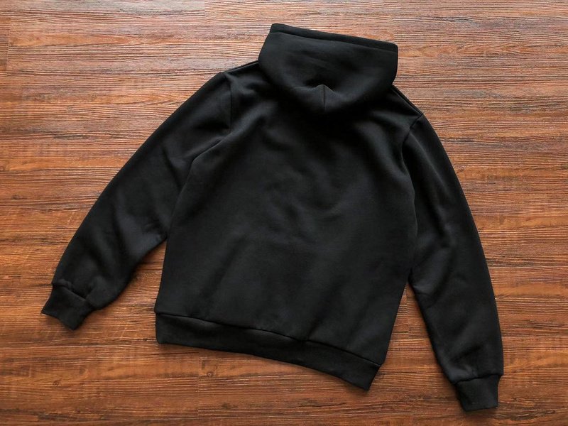 Худи Trapstar Logo And Panther Outlined By Colorful Line "Black" фото № 2