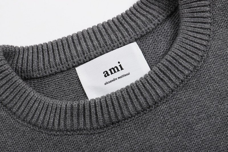 Свитер Amiri Large Logo - Heart And Letter "Gray" фото № 5