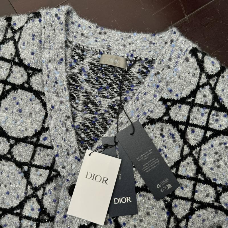 Кардиган Christian Dior Circles Print "Gray" фото № 4