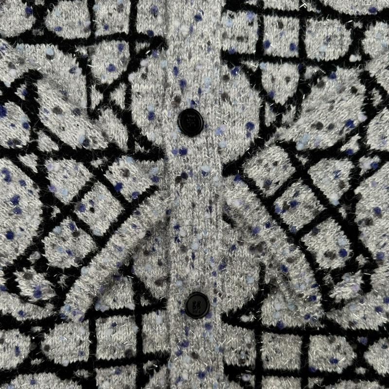 Кардиган Christian Dior Circles Print "Gray" фото № 3