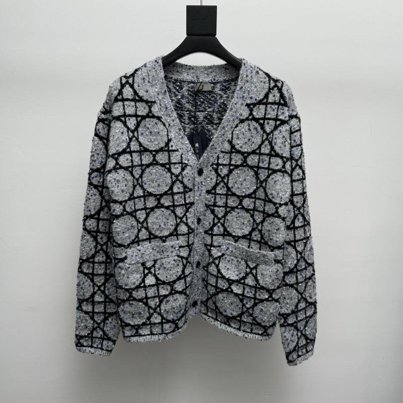 Кардиган Christian Dior Circles Print "Gray" фото № 6