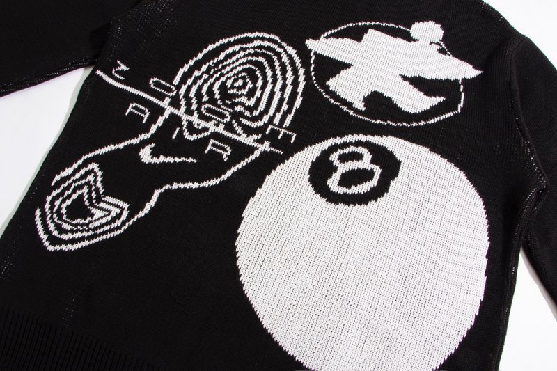 Свитер Nike X Stussy Print Games "Black" фото № 2