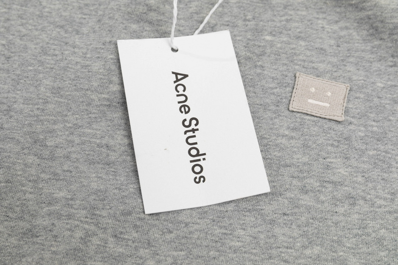 Свитшот Acne Studios Small Square Logo "Gray" фото № 7
