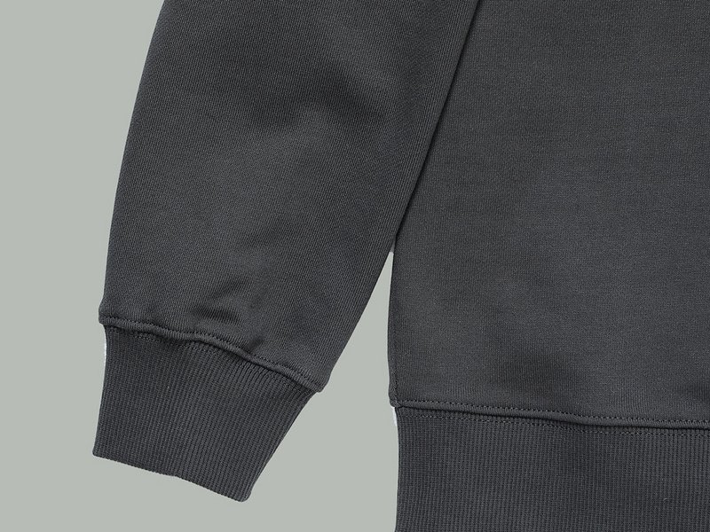 Свитшот Balenciaga With Black Text Logo "Black/Gray" фото № 6