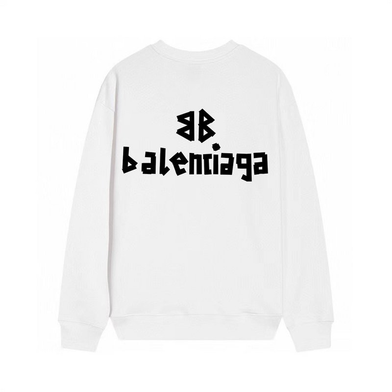 Свитшот Balenciaga Text Logo "White" фото № 2