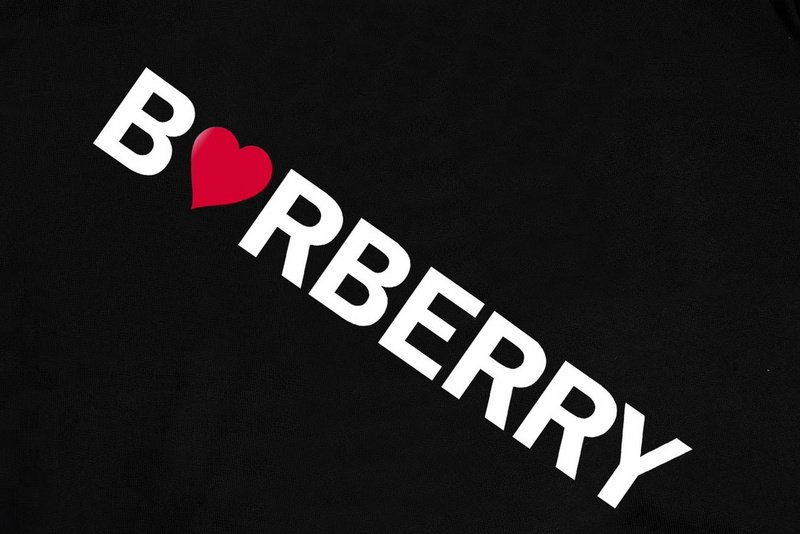 Свитшот Burberry Red Heart "Black" фото № 3