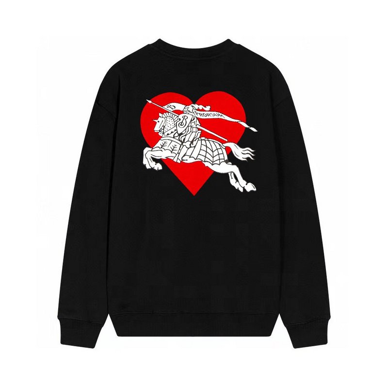 Свитшот Burberry Red Heart "Black" фото № 6