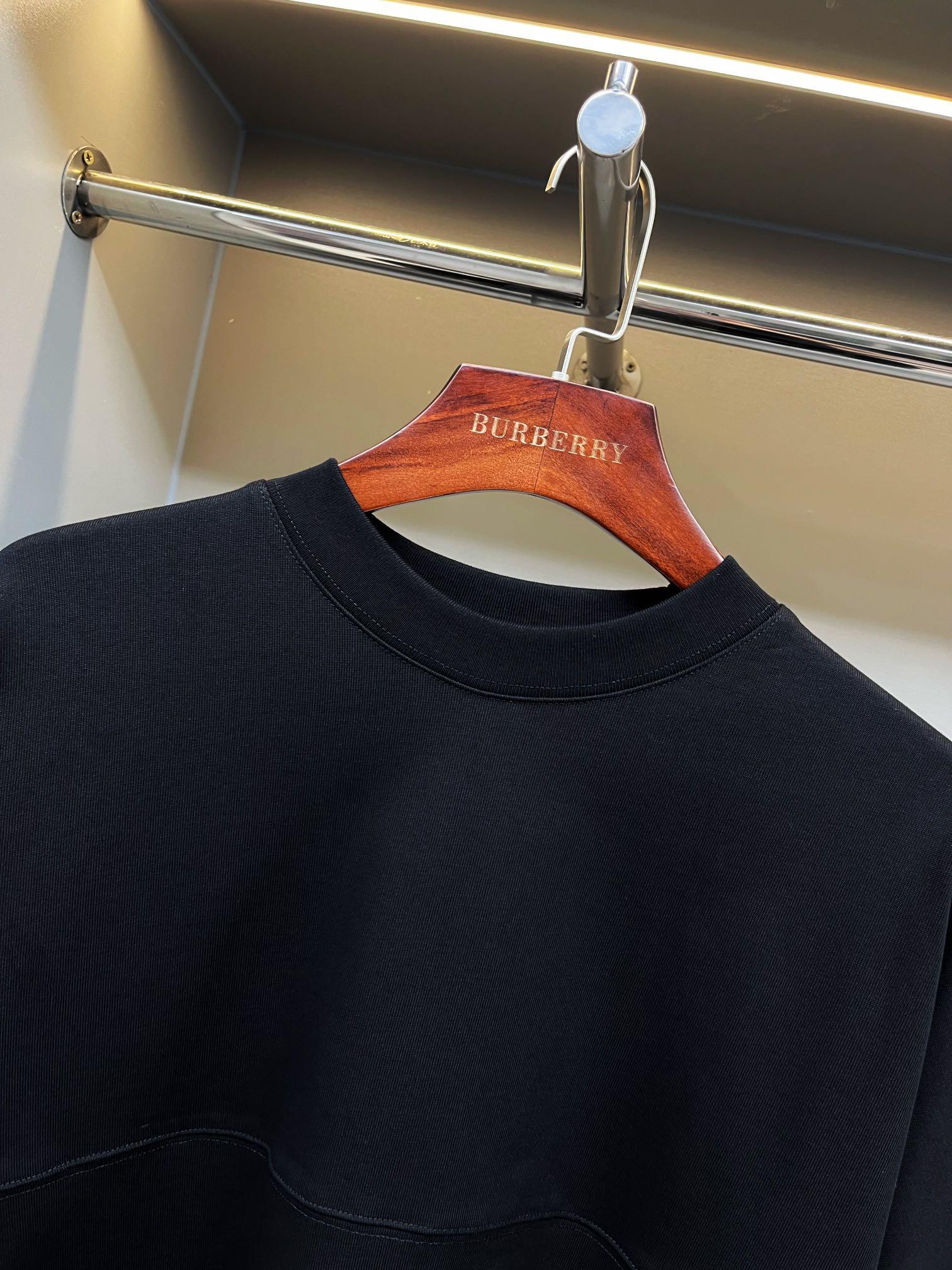 Свитшот Burberry All Backside Contrast Logo Burberry "Black" фото № 5