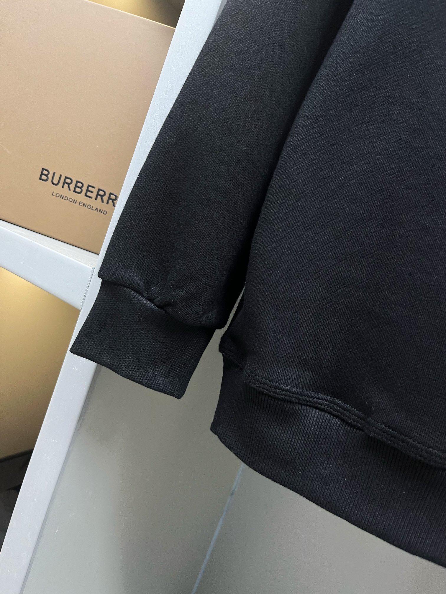 Свитшот Burberry Frontside Print Blue Warrior And Horse Blue Logo "Black" фото № 8