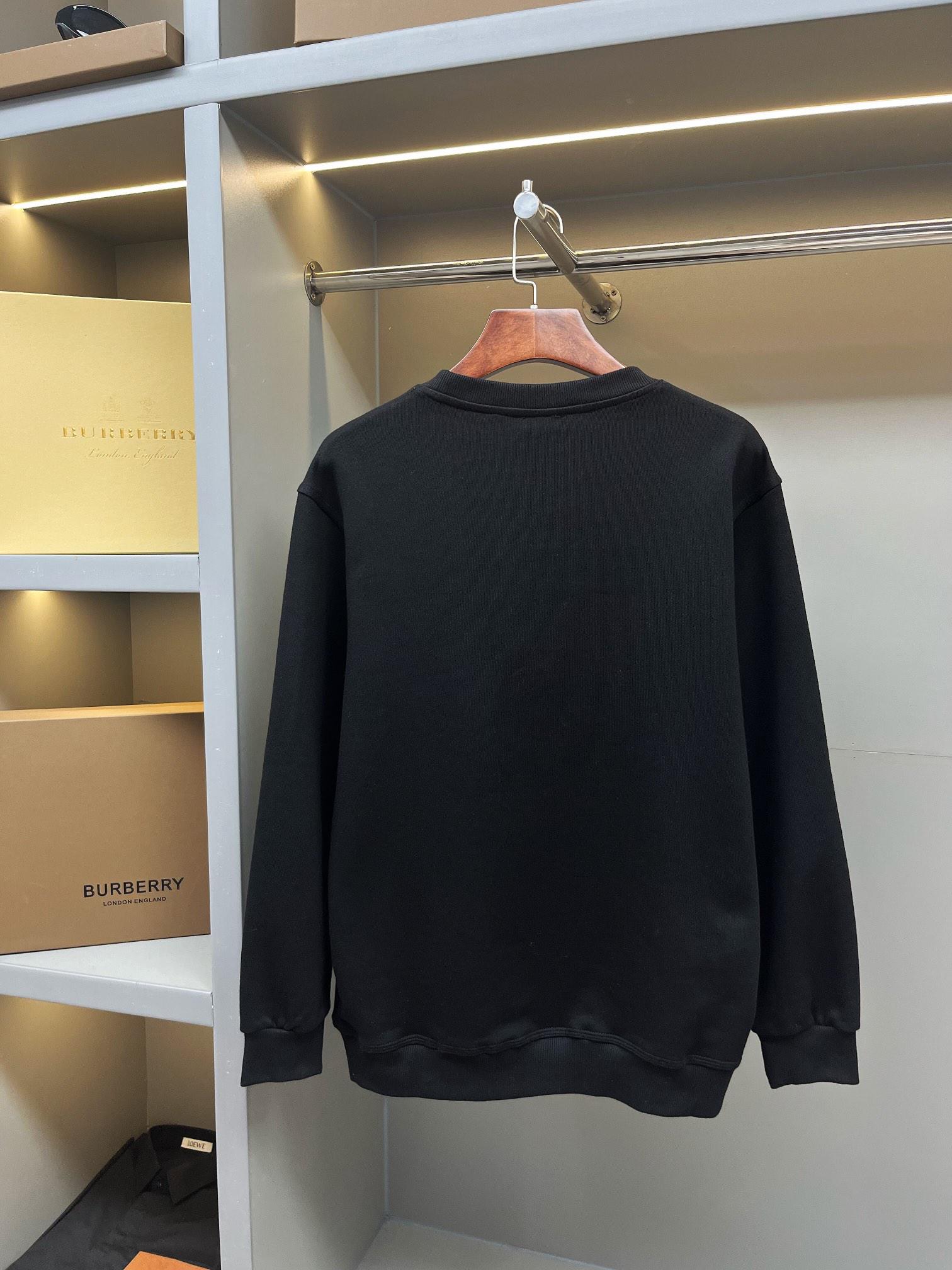 Свитшот Burberry Frontside Print Blue Warrior And Horse Blue Logo "Black" фото № 6