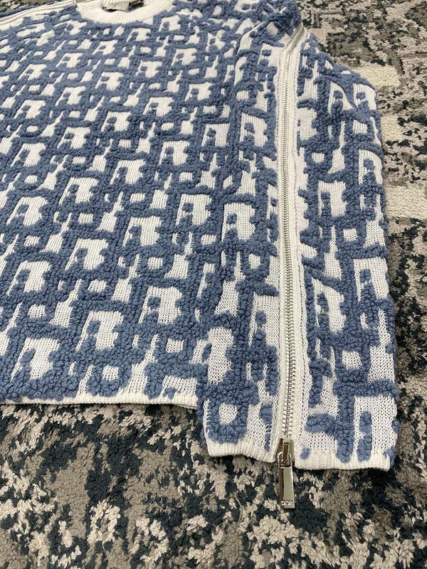 Свитшот Christian Dior Bushi Logos Dior Print "Navy Blue" фото № 4