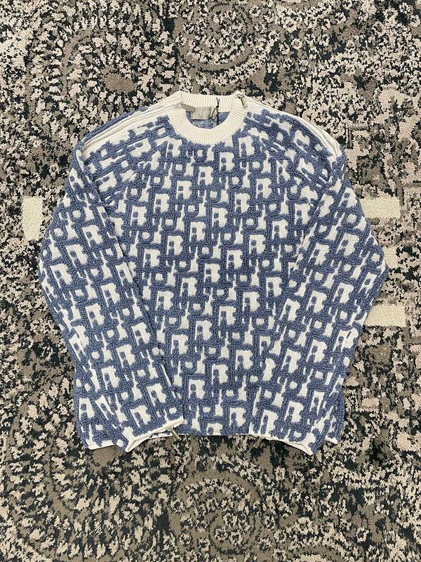 Свитшот Christian Dior Bushi Logos Dior Print "Navy Blue" фото № 3