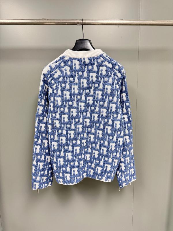 Свитшот Christian Dior Bushi Logos Dior Print "Navy Blue" фото № 2