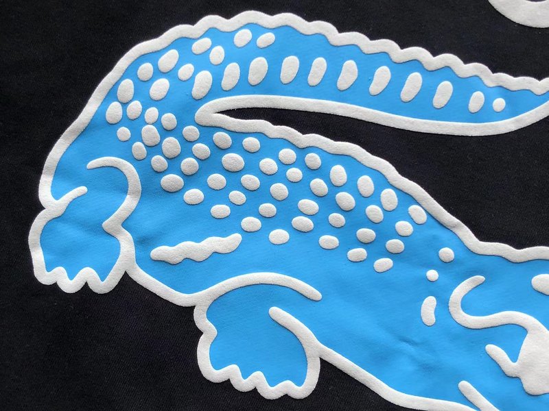 Свитшот Lacoste Front Lettering With Crocodile "Black" фото № 8