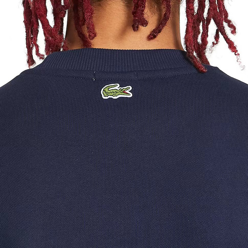 Свитшот Lacoste With A Crocodile "Blue" фото № 5
