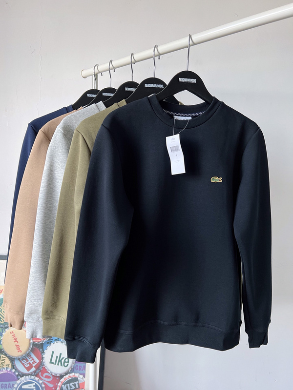 Свитшот Lacoste Little Crocodile Logo "Black" фото № 3