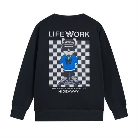 Свитшот Life Work Hideaway "Black" фото № 6