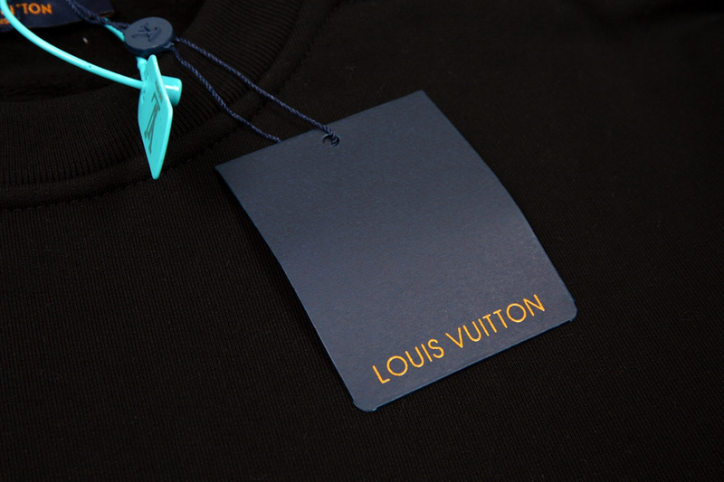 Свитшот Louis Vuitton Embroidered Treble Clef "Black" фото № 6