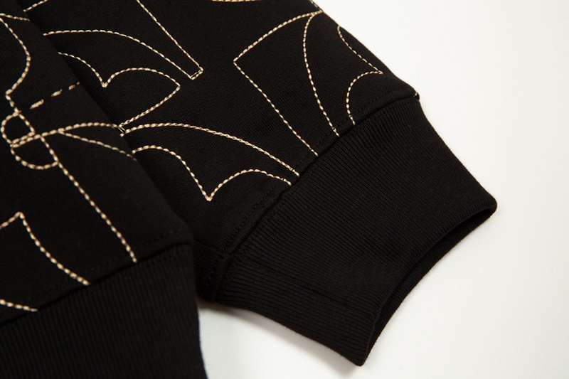 Свитшот Louis Vuitton Embroidered Treble Clef "Black" фото № 8