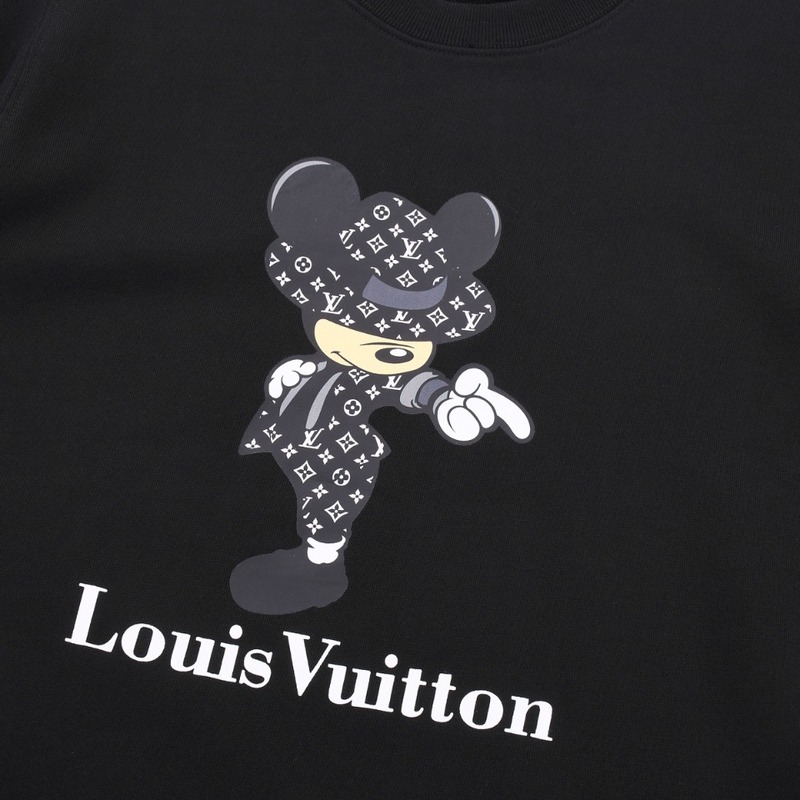 Свитшот Louis Vuitton Mickey Mouse Image "Black" фото № 7