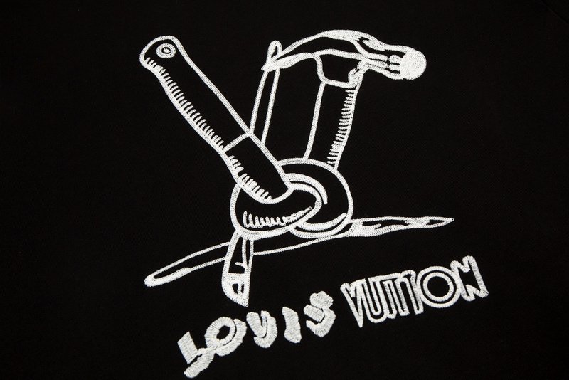 Свитшот Louis Vuitton Print Hammer Tool Box "Black" фото № 3