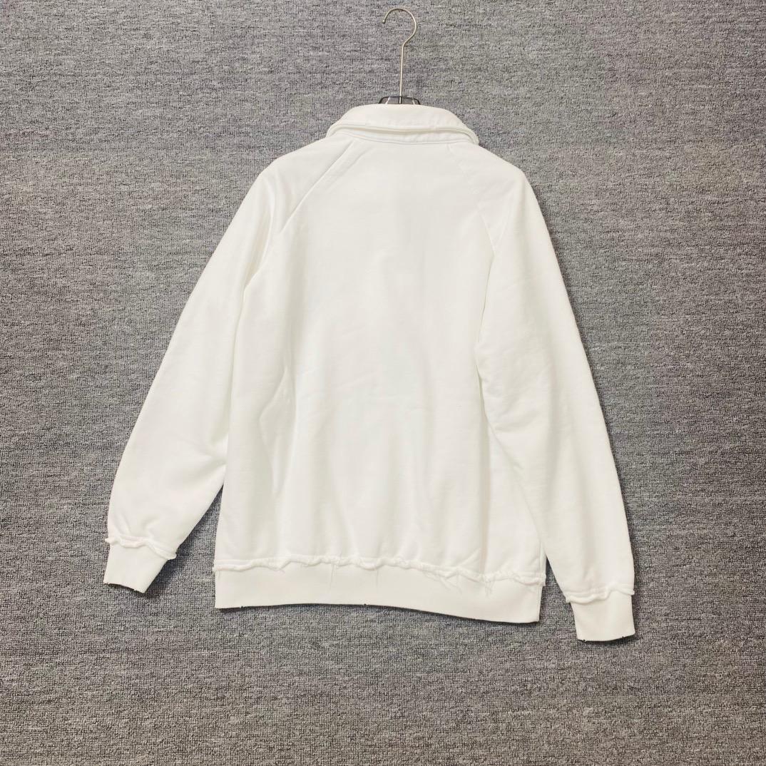 Свитшот Miu Miu Frontside Contrast Black Logo Miu Miu "White" фото № 6