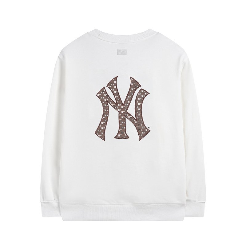 Худи MLB Front Logo Cuffs "White" фото № 2