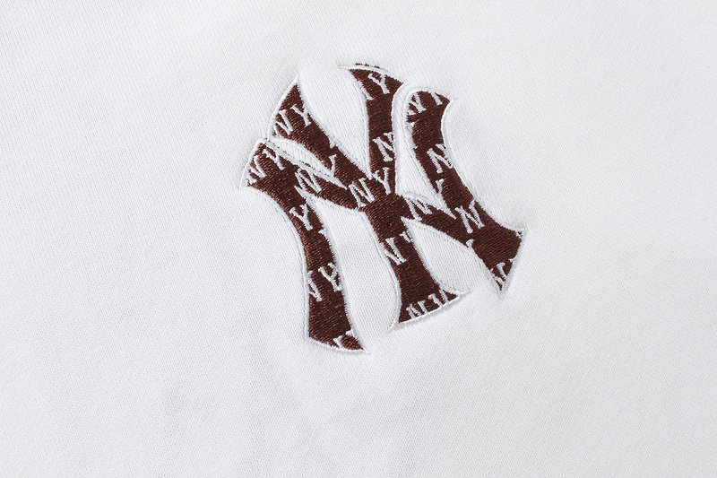 Худи MLB Front Logo Cuffs "White" фото № 3
