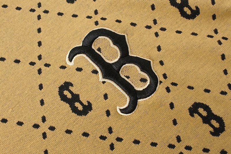 Свитшот MLB Classic Monogram Allover New York/Boston Red Sox "Brown" фото № 5