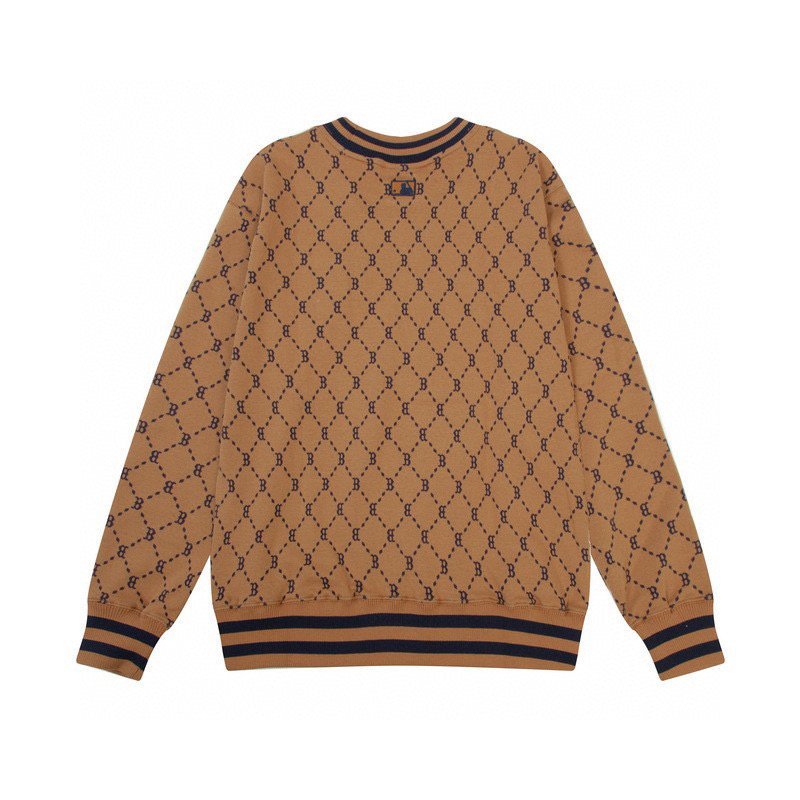 Свитшот MLB Two Stripes Edge Decoration "Brown" фото № 2